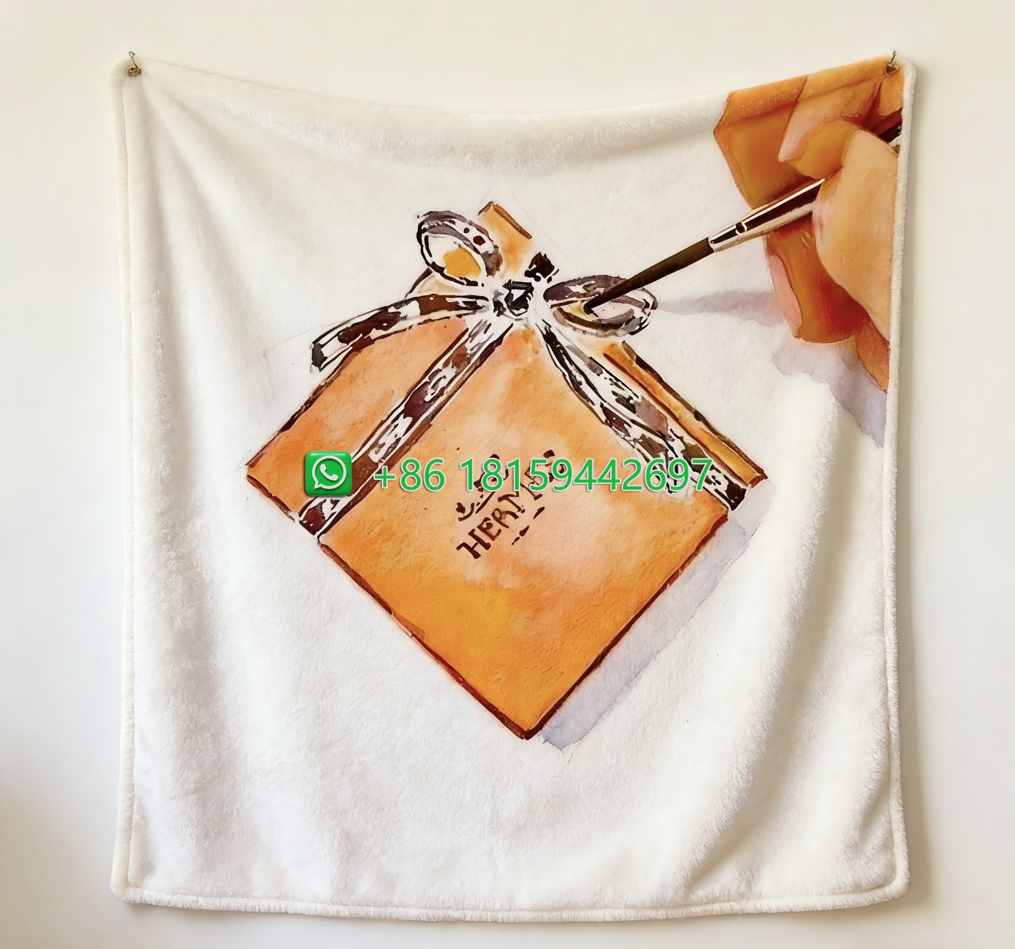 Hermes Throw Blankets